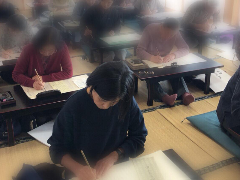 円通寺の写経会