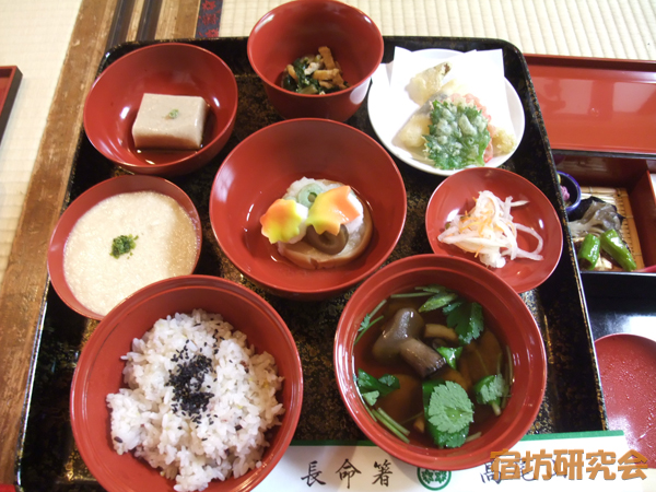 高尾山薬王院の精進料理