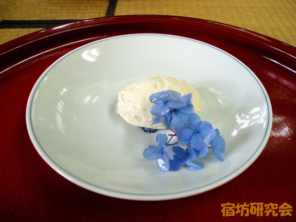 三光院の精進料理(インドのウサギ)