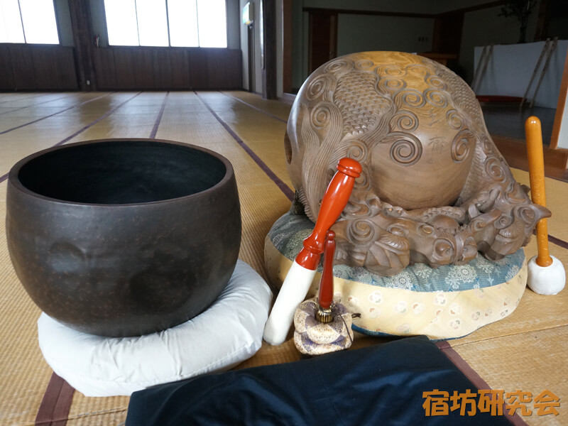 青少年文化研修道場の木魚