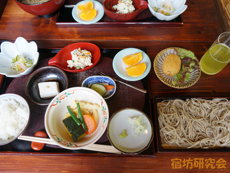 旅庵ふきのとうの食事