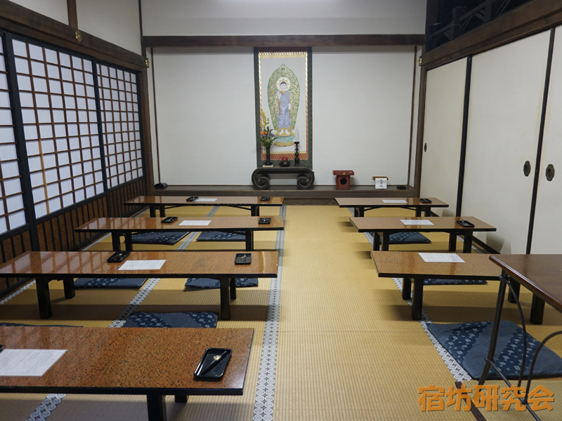 清凉寺の写経室