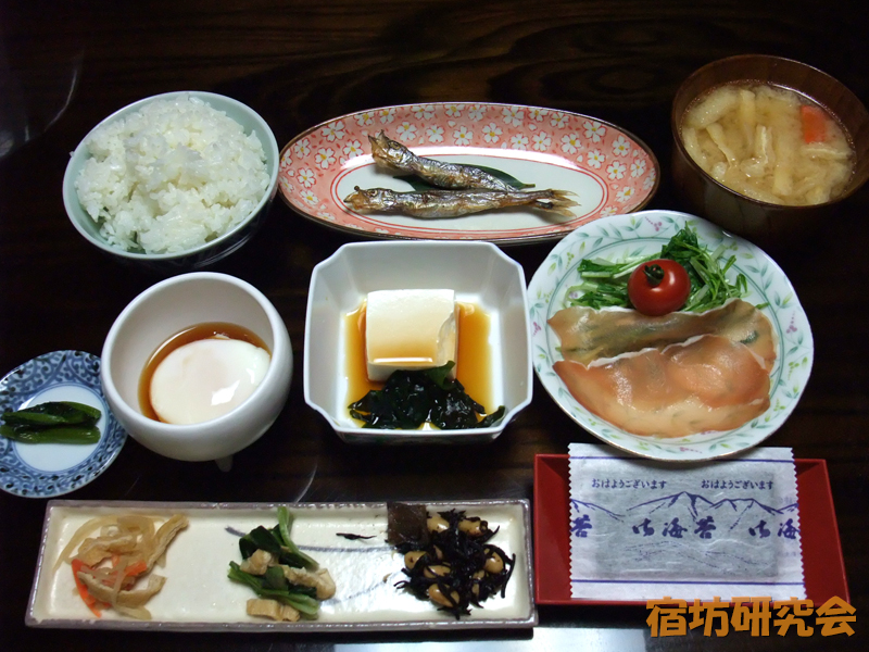 お宿諏訪の朝食