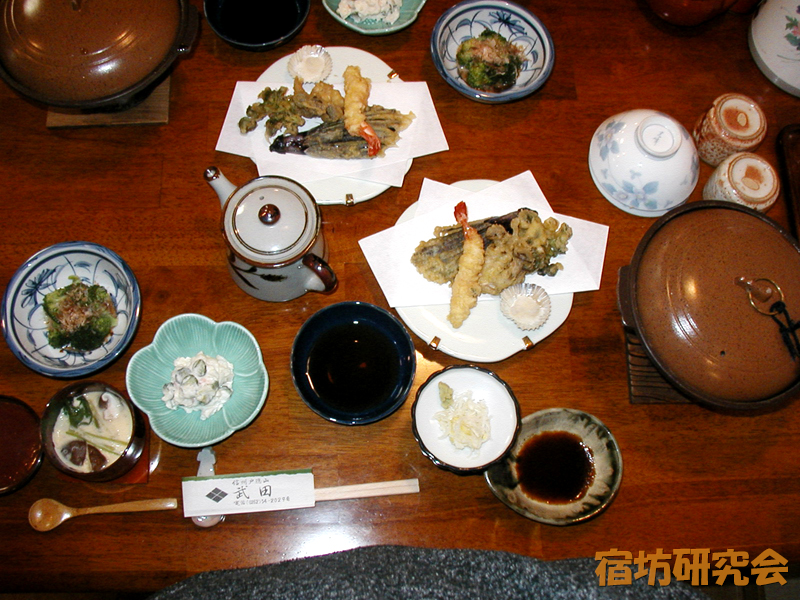 武田旅館の夕食