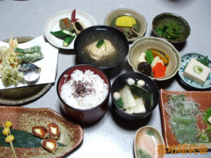 浄蓮華院の精進料理