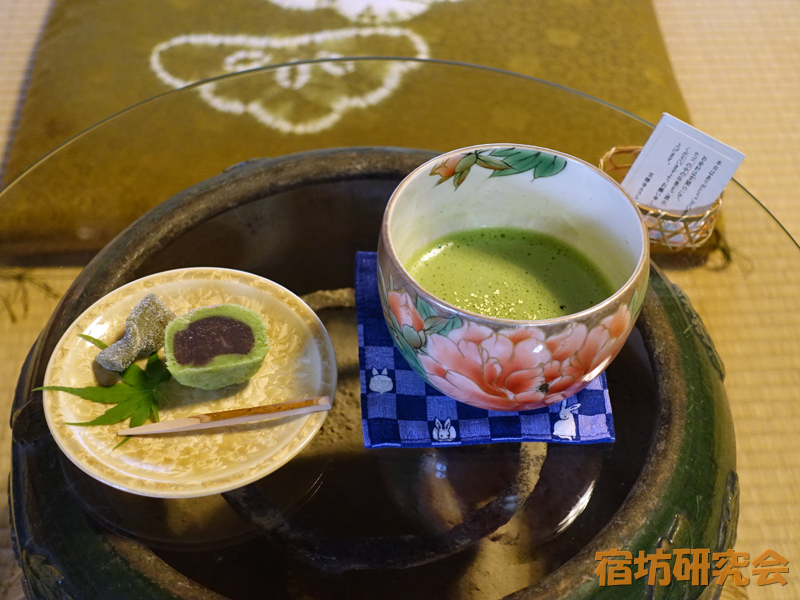 宝勝寺のお抹茶と小菓子