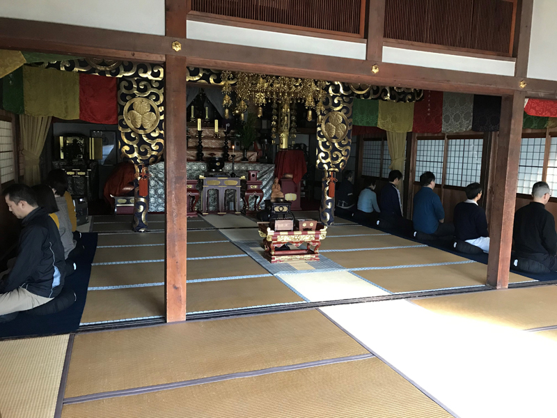 安用寺の坐禅会