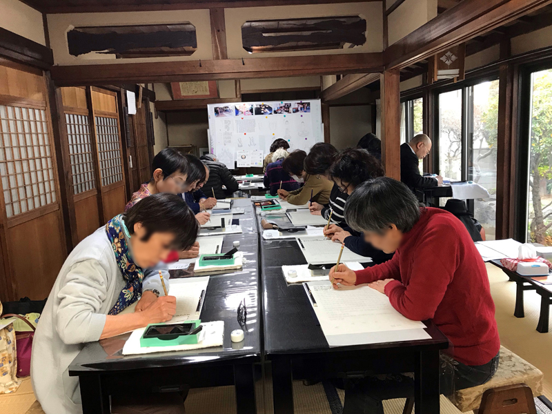 安用寺の写経会