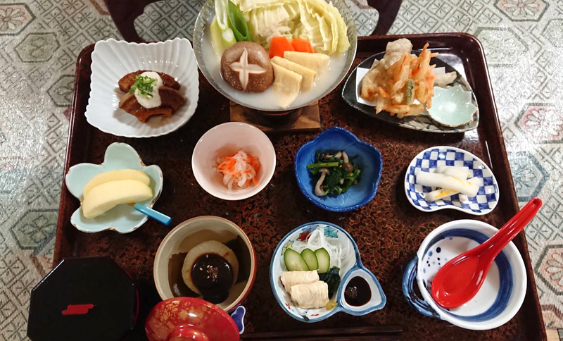 端場坊の食事