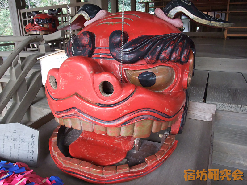 鎌倉宮の獅子頭