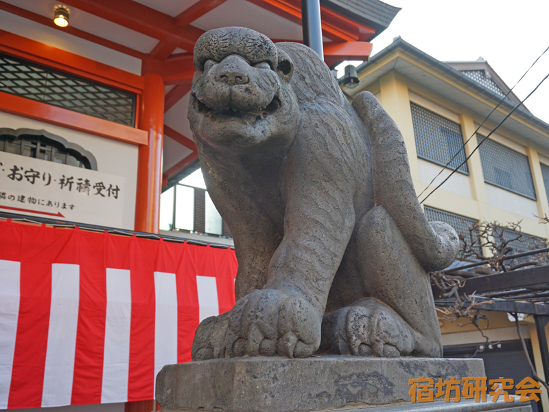 善國寺『寅の狛犬』