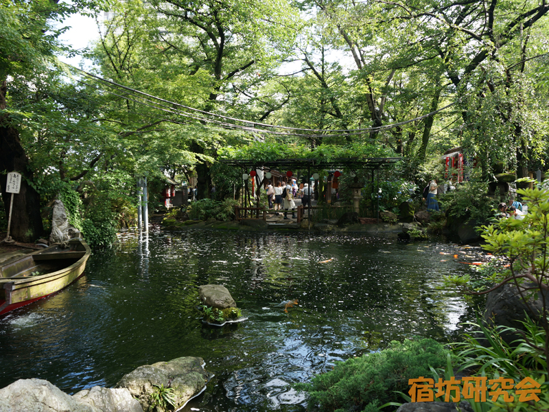 愛宕神社の庭園