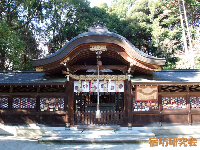 鷺森神社の拝殿