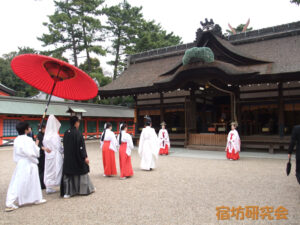 住吉大社の神前結婚式