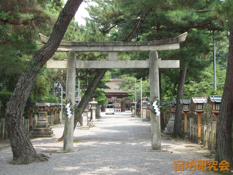 建部大社（滋賀県 唐橋前駅）
