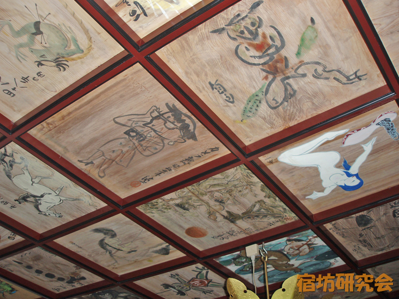曹源寺の河童天井絵