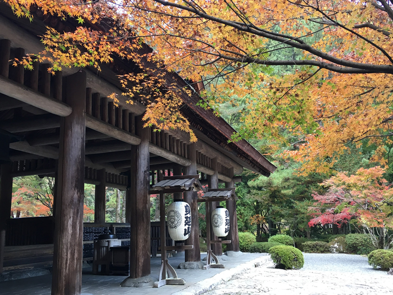 身延山御廟所の紅葉