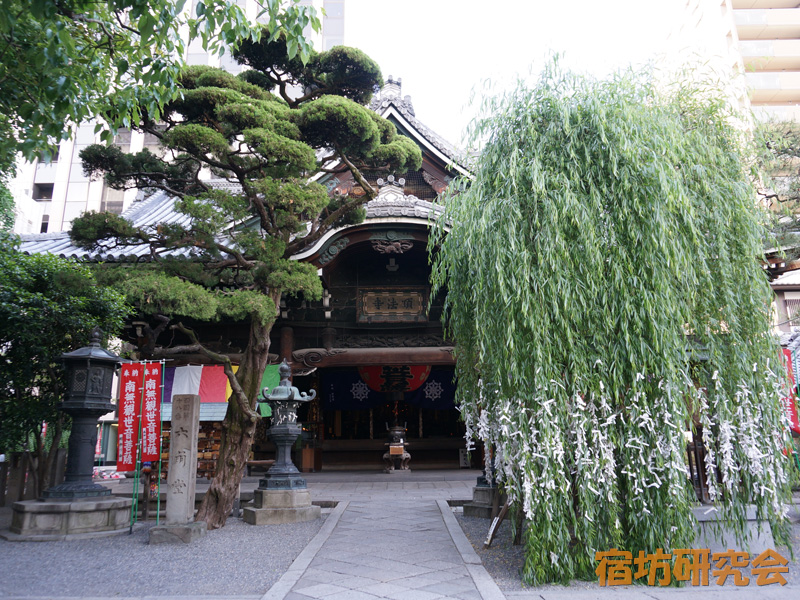 六角堂（頂法寺）の縁結びの柳