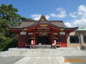 稲毛浅間神社の拝殿