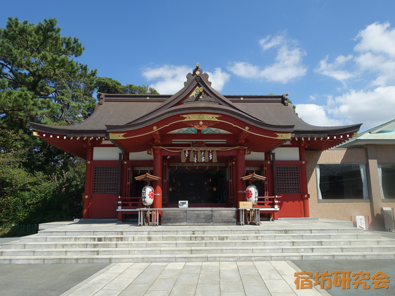 稲毛浅間神社の拝殿