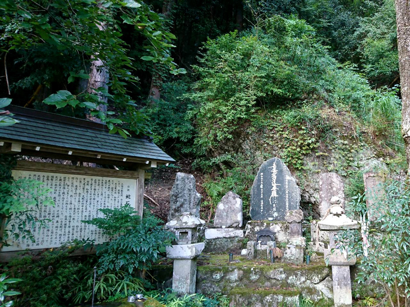 身延山の蛇石
