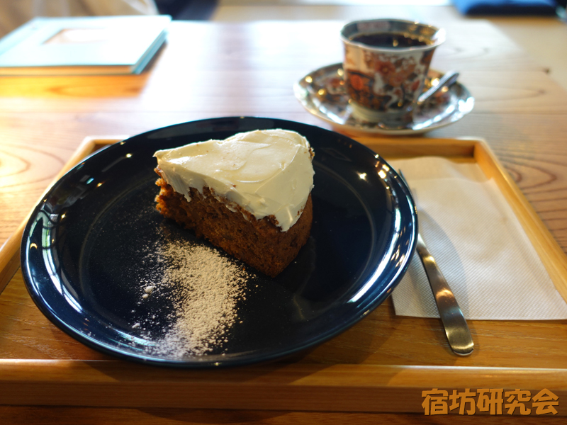 関善光寺のコーヒーとケーキ