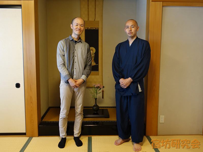 普賢寺の小野常寛住職＆ほーりー