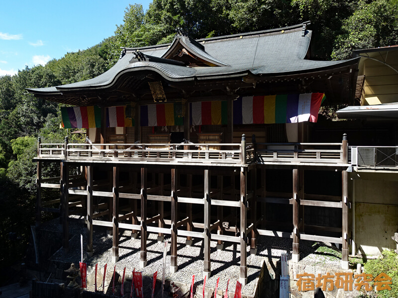 狸谷山不動院の本堂