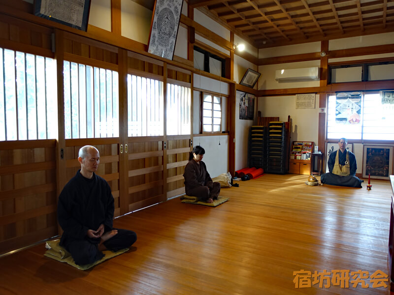 宝林寺の坐禅体験