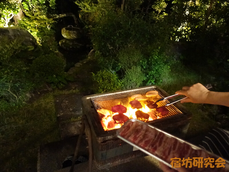 金光院のバーベキュー